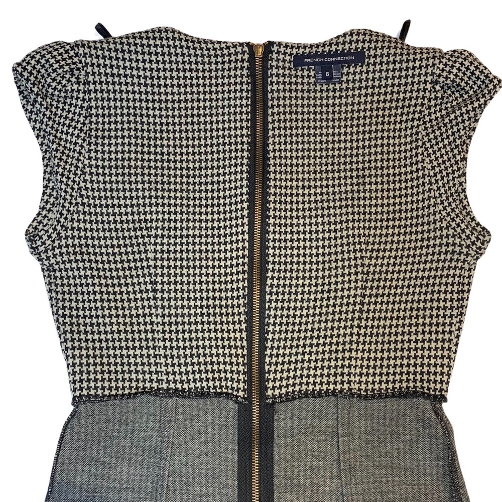 SOLD French Connection Houndstooth Dress - Picture 10 of 13